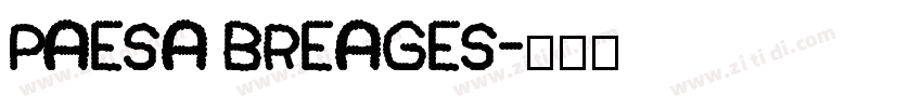 PAESA BREAGES字体转换